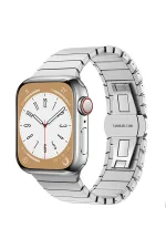 Newface Apple Watch 38mm KR413 Fine Steel Kordon - Gümüş