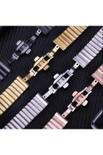 Newface Apple Watch 38mm KR413 Fine Steel Kordon - Gümüş - Görsel 3