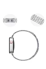 Newface Apple Watch 38mm Live Taşlı Kordon - Rose Gold - Görsel 4