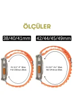 Newface Apple Watch 38mm Mountain Kordon - Beyaz - Görsel 5