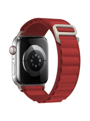 Newface Apple Watch 38mm Mountain Kordon - Kırmızı