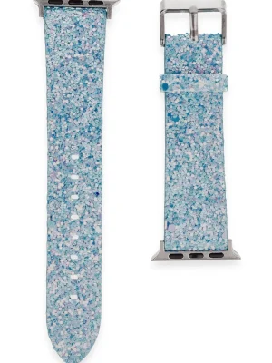 Newface Apple Watch 38mm Starry Taşlı Kordon - Turkuaz