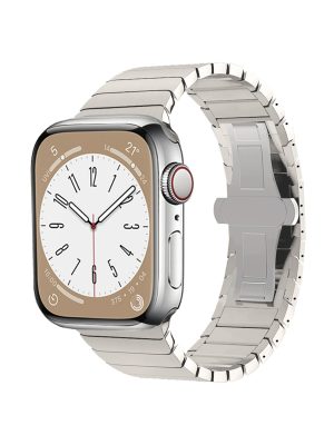 Newface Apple Watch 41mm KR413 Fine Steel Kordon - Yıldız Işığı
