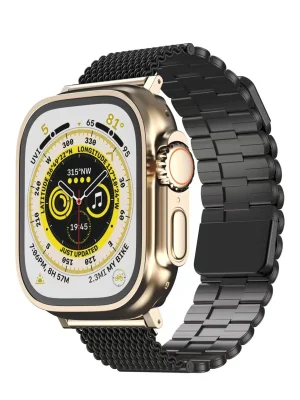 Newface Apple Watch 42mm Ascend Metal Kordon - Siyah