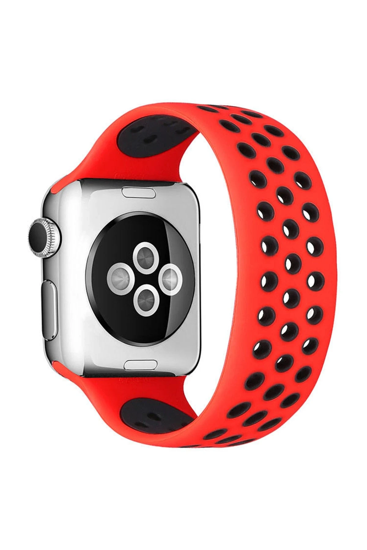 newface-apple-watch-42mm-ayarli-delikli-silikon-kordon-kirmizi-siyah-default.webp Newface Apple Watch 42mm Ayarlı Delikli Silikon Kordon - Kırmızı-Siyah - Görsel 1