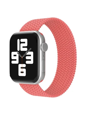 Newface Apple Watch 42mm Ayarlı Solo Silikon Kordon - Pembe