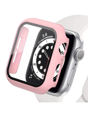 Newface Apple Watch 42mm Camlı Kasa Ekran Koruyucu - Rose Gold