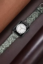 Newface Apple Watch 42mm Creeper Desenli Kordon - Siyah - Görsel 2