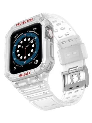 Newface Apple Watch 42mm KR401 Silikon Kordon - Şeffaf