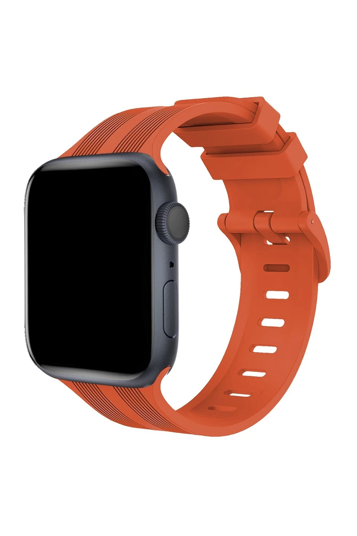 newface-apple-watch-42mm-kr408-cizgili-silikon-kordon-turuncu-default.webp Newface Apple Watch 42mm KR408 Çizgili Silikon Kordon - Turuncu - Görsel 1