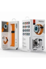 Newface Apple Watch 42mm KR412 Elegance Stylısh Kordon - Derin Mor - Görsel 2