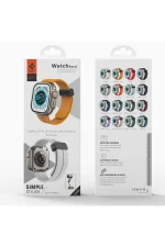 Newface Apple Watch 42mm KR412 Elegance Stylısh Kordon - Derin Mor - Görsel 3