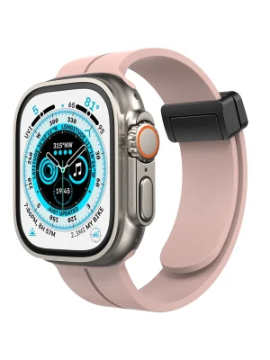 Newface Apple Watch 42mm KR412 Elegance Stylısh Kordon - Pudra