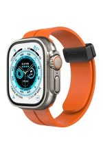 Newface Apple Watch 42mm KR412 Elegance Stylısh Kordon - Turuncu
