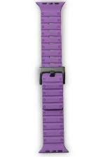 Newface Apple Watch 42mm Magnus Mıknatıslı Silikon Kordon - Mor