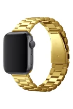 Newface Apple Watch 42mm Metal Baklalı Kordon - Gold - Görsel 2