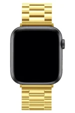 Newface Apple Watch 42mm Metal Baklalı Kordon - Gold