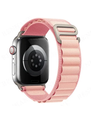 Newface Apple Watch 42mm Mountain Kordon - Pembe