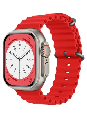 Newface Apple Watch 42mm Ocean Kordon - Kırmızı