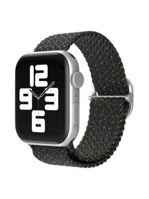 Newface Apple Watch 42mm Star Kordon - Benekli Siyah