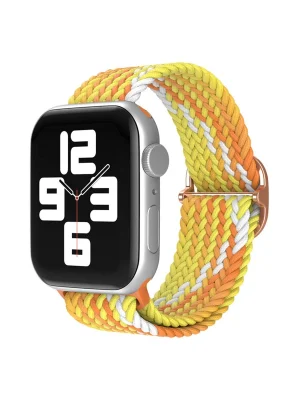 Newface Apple Watch 42mm Star Kordon - Turuncu-Sarı