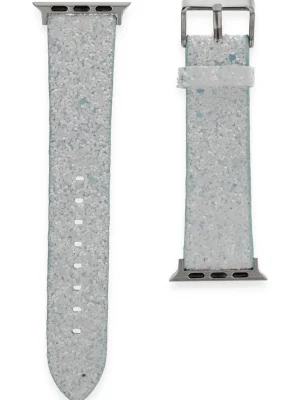 Newface Apple Watch 42mm Starry Taşlı Kordon - Mavi