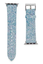 Newface Apple Watch 42mm Starry Taşlı Kordon - Turkuaz