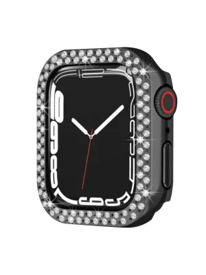 Newface Apple Watch 42mm Taşlı Kasa - Siyah