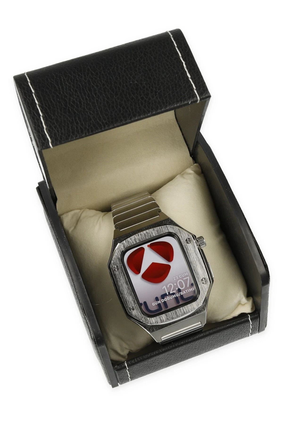 newface-apple-watch-44mm-kr409-metal-kordon-gumus-default.webp Newface Apple Watch 44mm KR409 Metal Kordon - Gümüş - Görsel 1