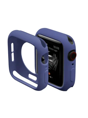 Newface Apple Watch 44mm Silikon Alt Kasa - Mavi