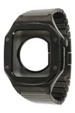 Newface Apple Watch 45mm KR409 Metal Kordon - Siyah - Görsel 2