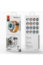 Newface Apple Watch 45mm KR412 Elegance Stylısh Kordon - Kırmızı - Görsel 3