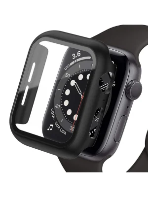 Newface Apple Watch Ultra 49mm Camlı Kasa Ekran Koruyucu - Siyah