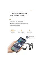 Newface AS10 Plus Suya Dayanıklı Bluetooth Kulaklık - Siyah - Görsel 7