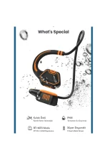 Newface AS9 Suya Dayanıklı Bluetooth Kulaklık - Siyah - Görsel 3