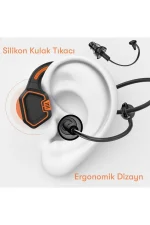 Newface AS9 Suya Dayanıklı Bluetooth Kulaklık - Siyah - Görsel 4
