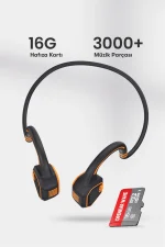 Newface AS9 Suya Dayanıklı Bluetooth Kulaklık - Siyah - Görsel 6