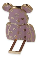 Newface Astro Stand Ayıcık Desenli - Mor