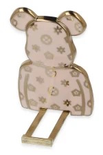 Newface Astro Stand Ayıcık Desenli - Pembe