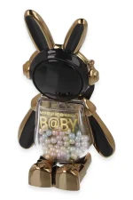 Newface Astro Stand Tavşan Astronot - Siyah