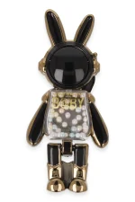 Newface Astro Stand Tavşan Astronot - Siyah - Görsel 3