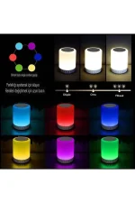 Newface CL-671 Şarjlı Dokunmatik Gece Lambalı Bluetooth Hoparlör - Görsel 3