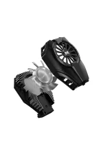 Newface DL06 RGB Radyatör Telefon Soğutucu Fan - Siyah - Görsel 2