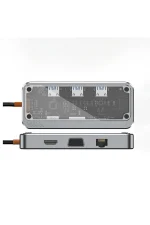 Newface Dönüştürücü 10in1 Hub SW10V - Gri