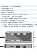 Newface Dönüştürücü 10in1 Hub SW10V - Gri - Görsel 9