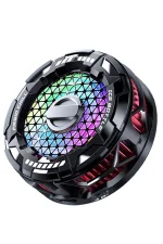 Newface FS02 15W RGB Radyatör Telefon Soğutucu Fan - Siyah