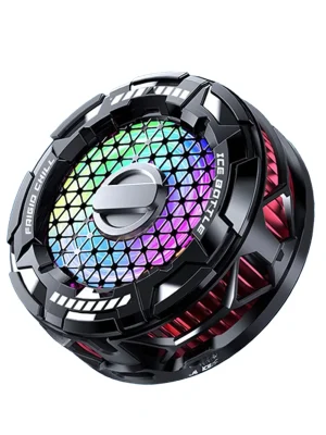 Newface FS02 15W RGB Radyatör Telefon Soğutucu Fan - Siyah