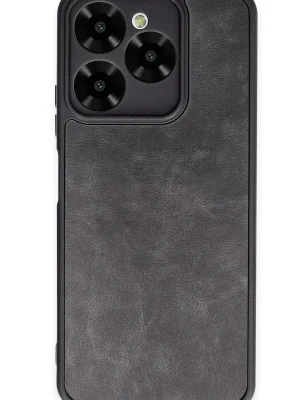 Newface General Mobile Era 30 Kılıf Aras Deri Kapak - Siyah