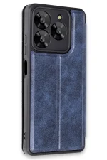 Newface General Mobile Era 50 Kılıf Flip Cover - Lacivert - Görsel 2