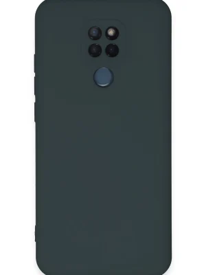 Newface General Mobile GM 20 Kılıf Nano içi Kadife Silikon - Koyu Yeşil